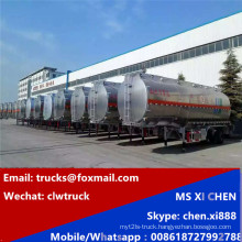 45cbm Fuel Crude Oil Diesel Petroleum Transport Tanker Semi Trailer